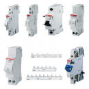Вспомогательные элементы и аксессуары к модульным автоматическим выключателям S200 и ВДТ F200 и DS200 ABB