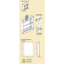 Схема и размеры распределительных встраиваемых шкафов XL 160 LEGRAND